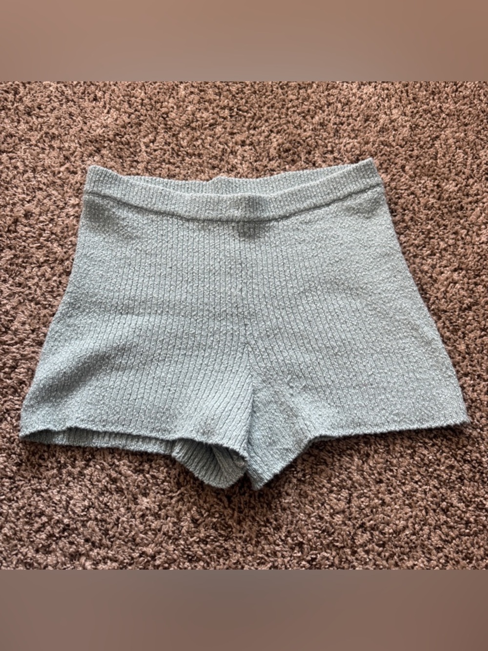 Free People Beach Ribbed Knit Shorts
